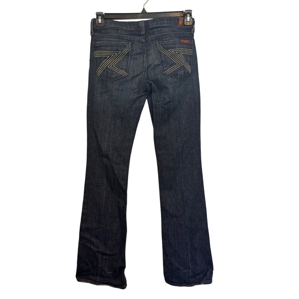 7 For All Mankind Womens Bootcut Jeans Size 26 Dark Wash Denim